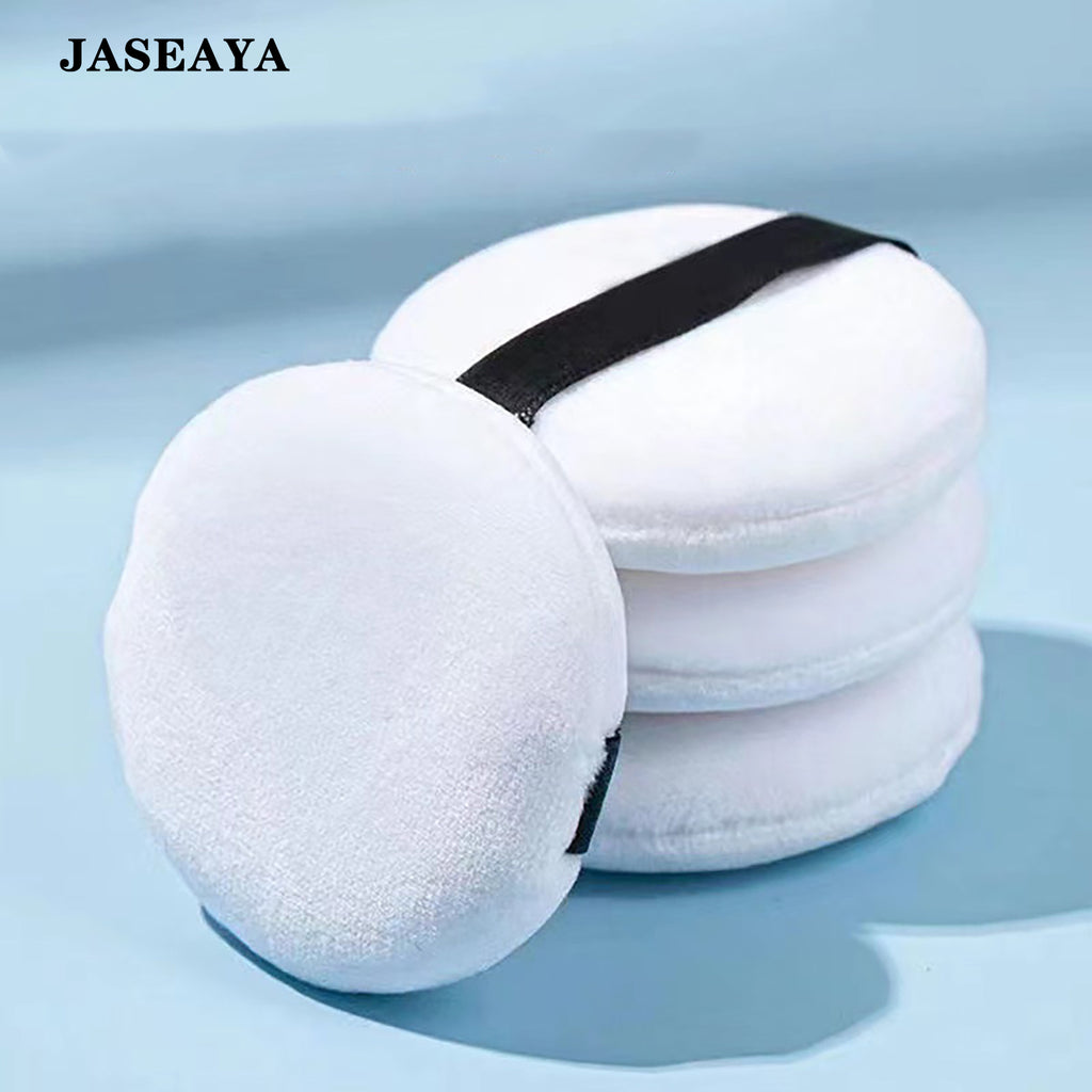 JASEAYA Body powder puff, round, soft plush powder puff