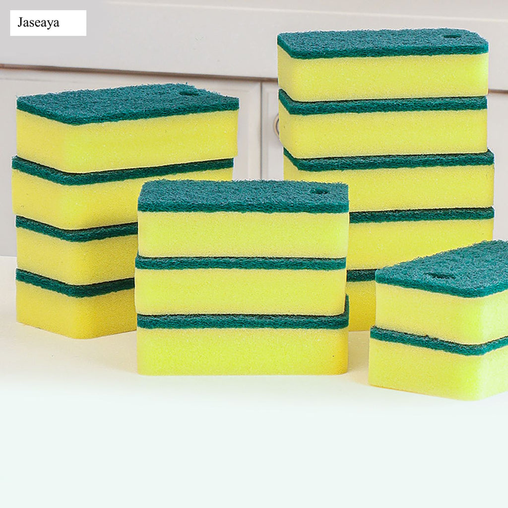 JASEAYA Kitchen Cleaning Sponges,24 Pack Eco Non-Scratch for Dish,Scrub Sponges