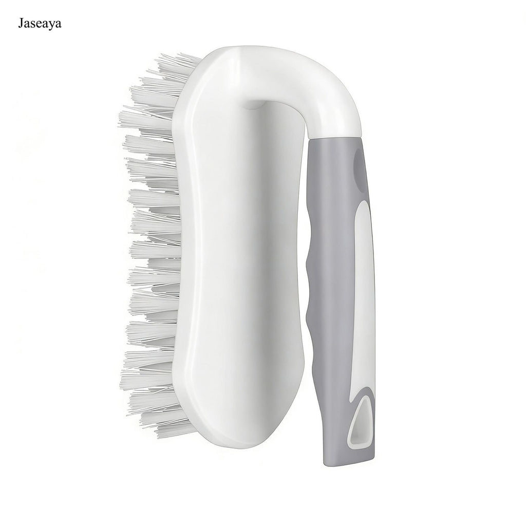 JASEAYA Scrub Brush, Heavy-Duty Scrub Brushes for Cleaning with Stiff Bristles Cleaning Brush for Shower, Bathroom, Carpet, Kitchen and Bathtub Scrubber - 2 Pack