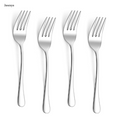 JASEAYA E-far Large Serving Forks Set of 4, 9.9 Inch Stainless Steel Serving Utensils Set, Big Buffet Forks for Party Catering Wedding Kitchen Restaurant, Dishwasher Safe