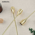 JASEAYA Candle Holders Set of 3, Wrought Iron Candlestick Holders, European Style Metal Candle Stands for Dining Table, Wedding and Home Decor