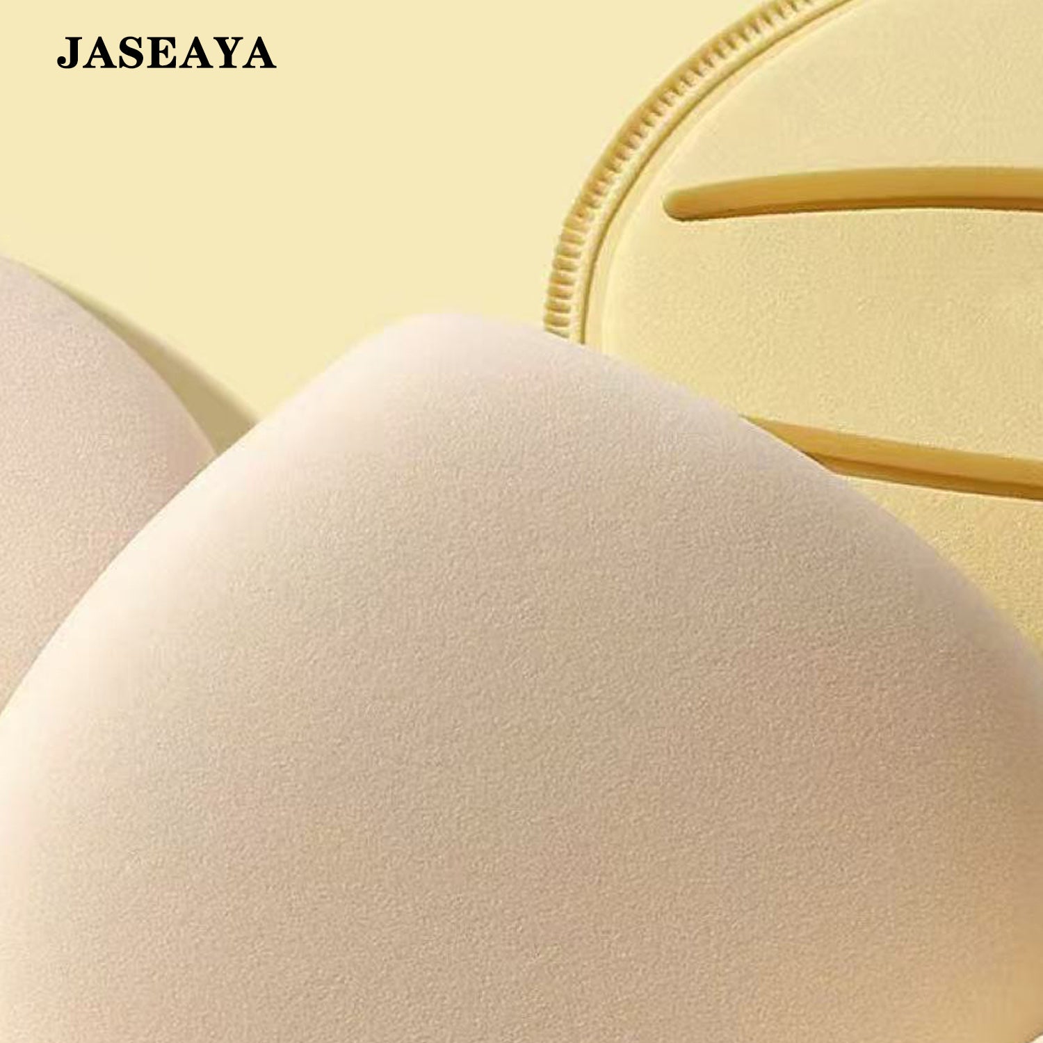 JASEAYA Dual-use (wet and dry) makeup sponge for cushion foundation that doesn't absorb too much product