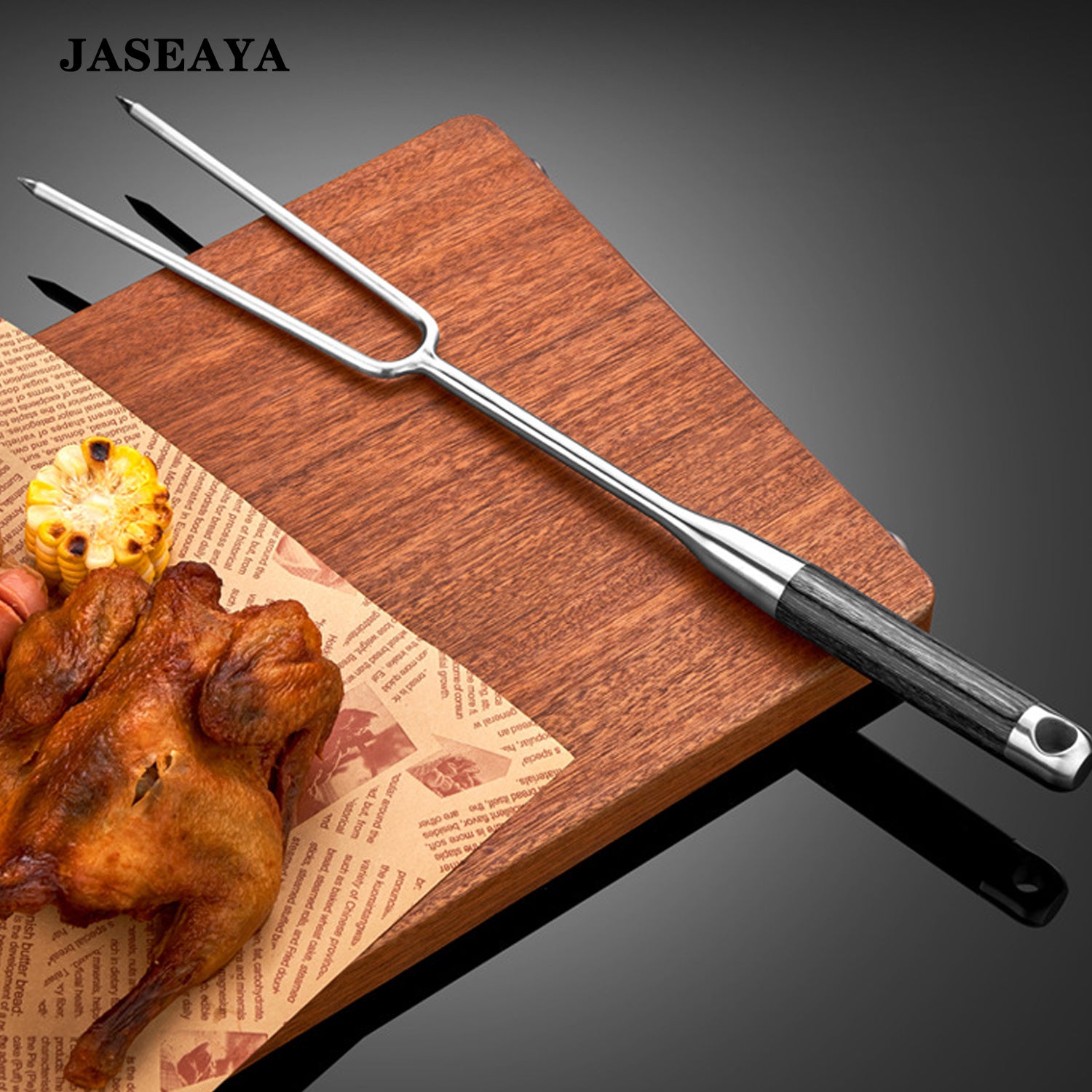 JASEAYA Stainless steel meat carving forks, barbecue forks