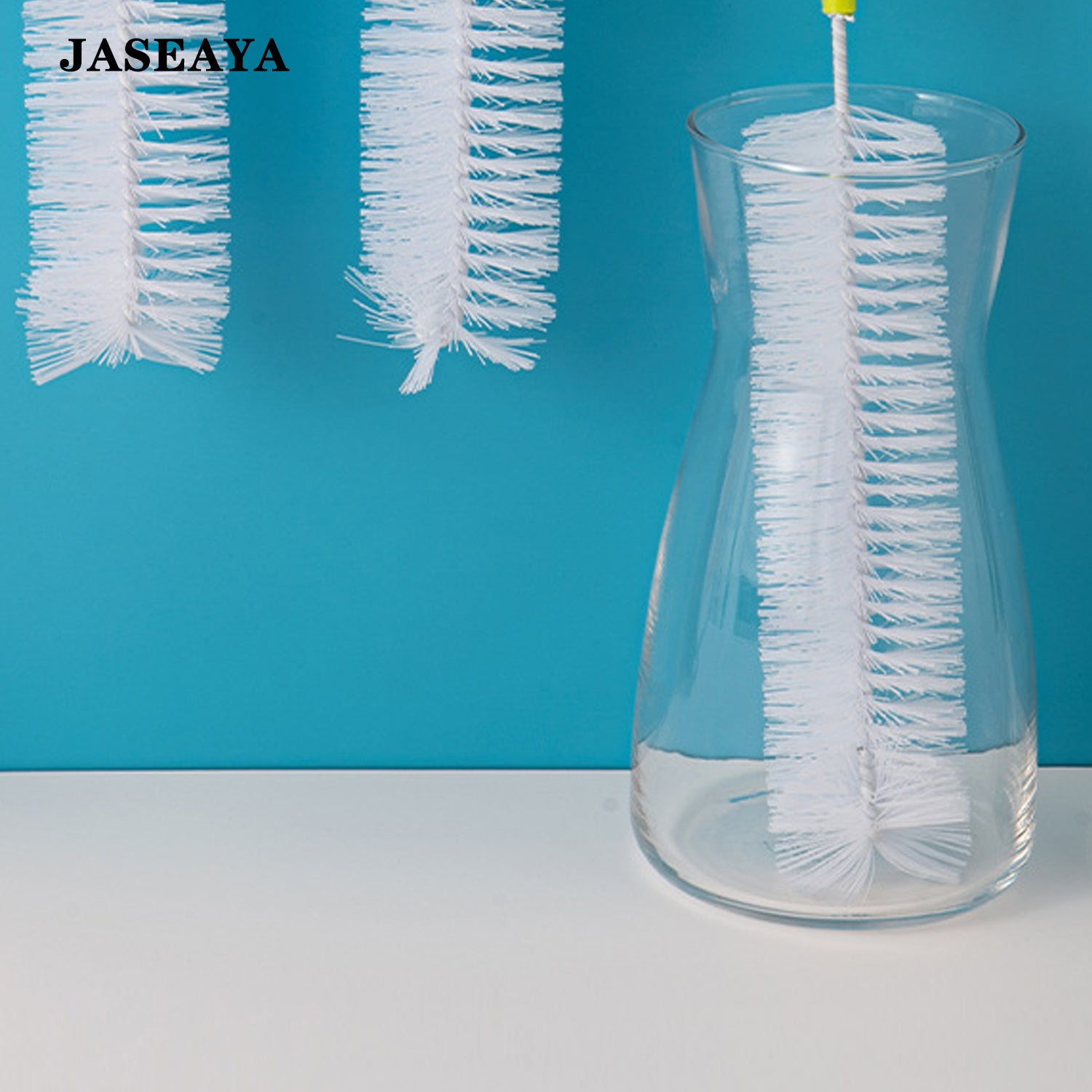 JASEAYA Extended narrow-mouth cup brush, baby bottle and wine bottle brush, cleaning brush
