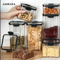 JASEAYA Kitchen snap-lock airtight jar, household food-grade storage jar