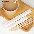 JASEAYA Disposable wood coffee stirrer (200 Pcs）