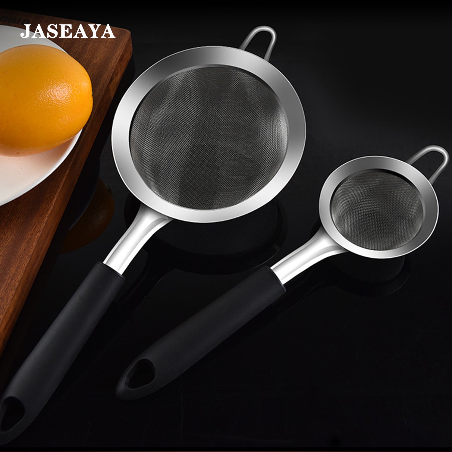 JASEAYA Stainless steel strainer with sieve and fruit pulp filter