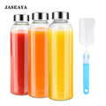 JASEAYA Beverage bottles, juice glass bottles