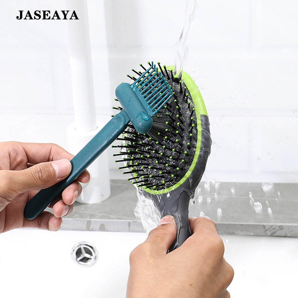 JASEAYA Comb Cleaner Brush, Hair Brush Cleaning Tool with Cleaning Claw,  Air Cushion Comb Cleaner for Removing Hair, Dust and Buildup from Hair Brushes and Massage Combs