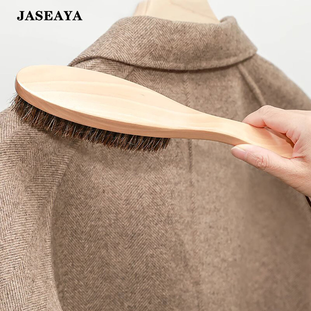 JASEAYA Cashmere Brush, Soft Wool Coat Brush, Garment Care Clothes Brush for Cashmere, Wool, Sweaters and Coats