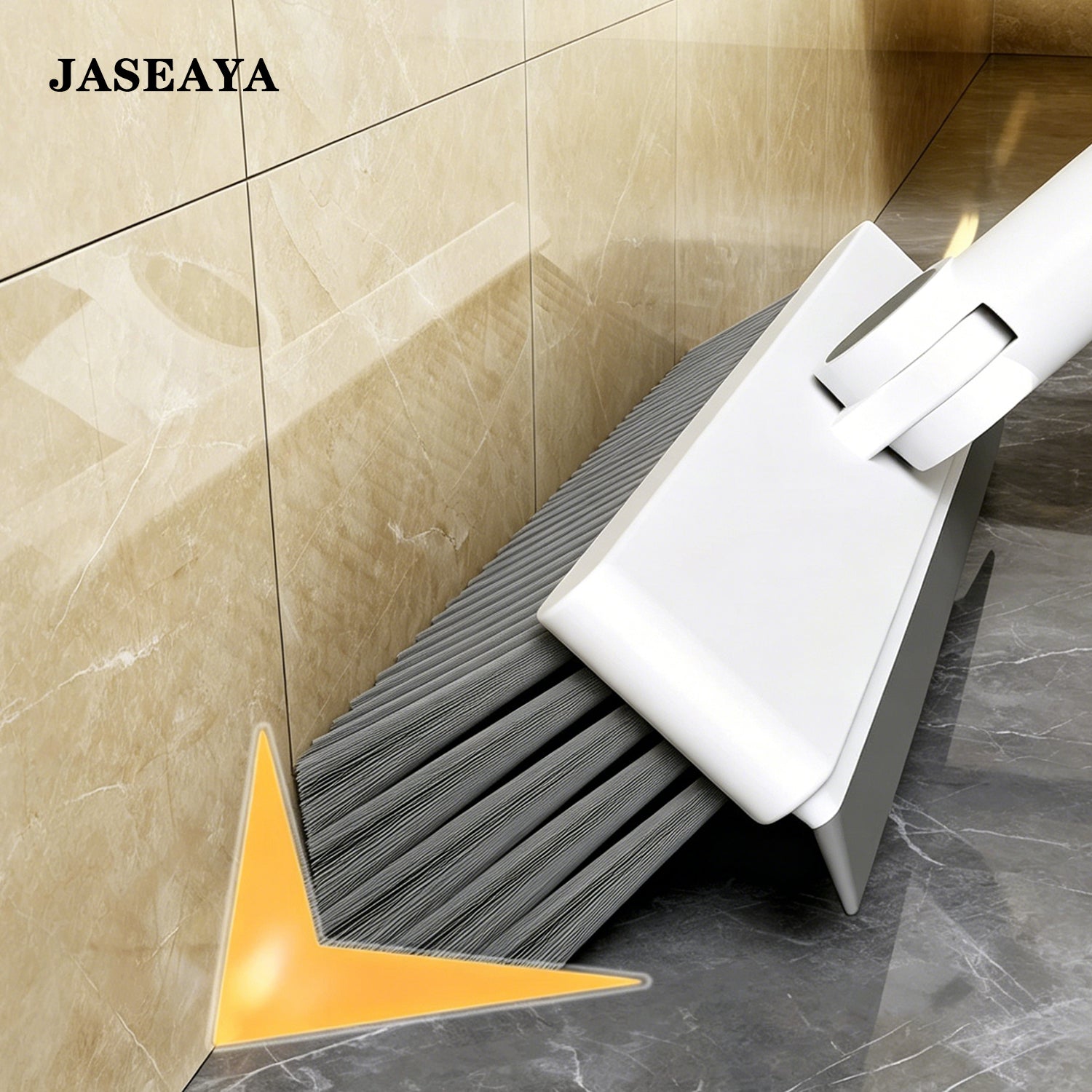 JASEAYA Bathroom wall cleaning brush, bathroom floor cleaning brush