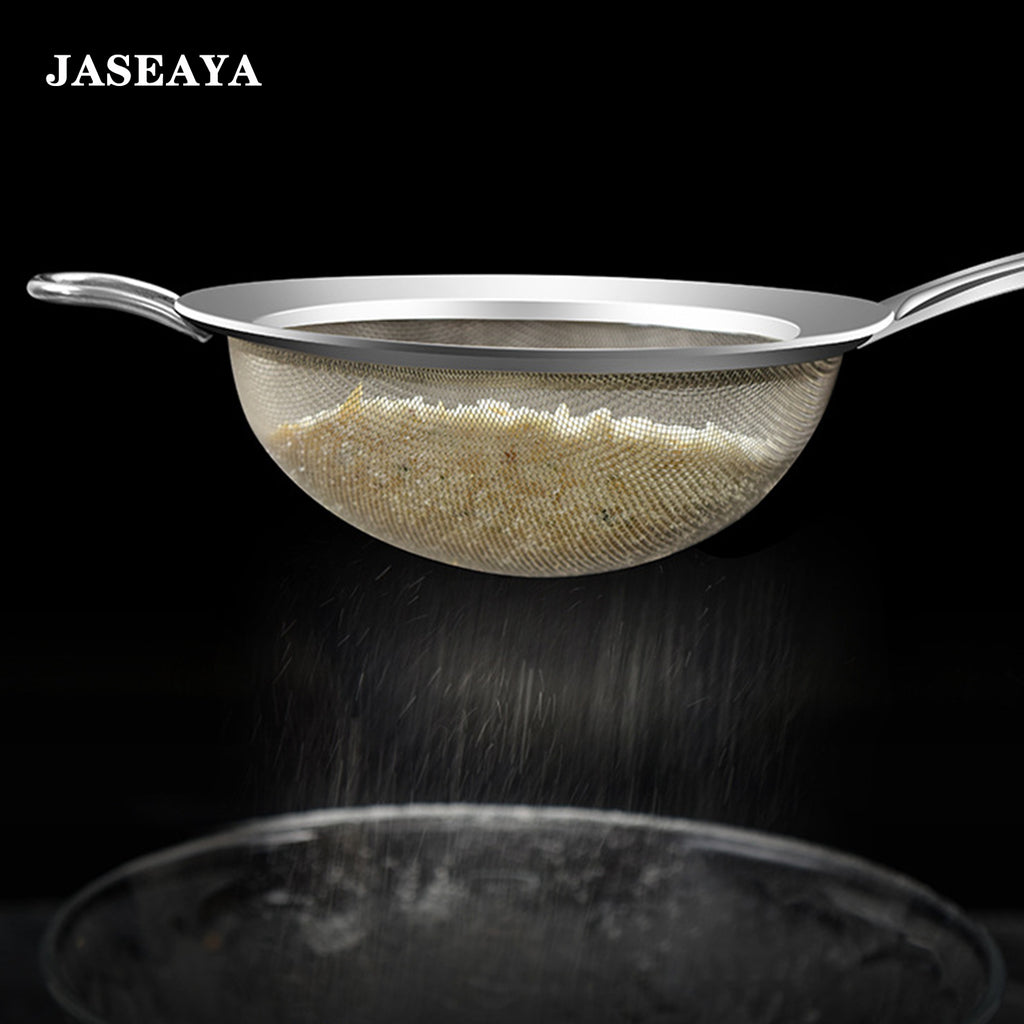 JASEAYA Stainless steel strainer with sieve and fruit pulp filter