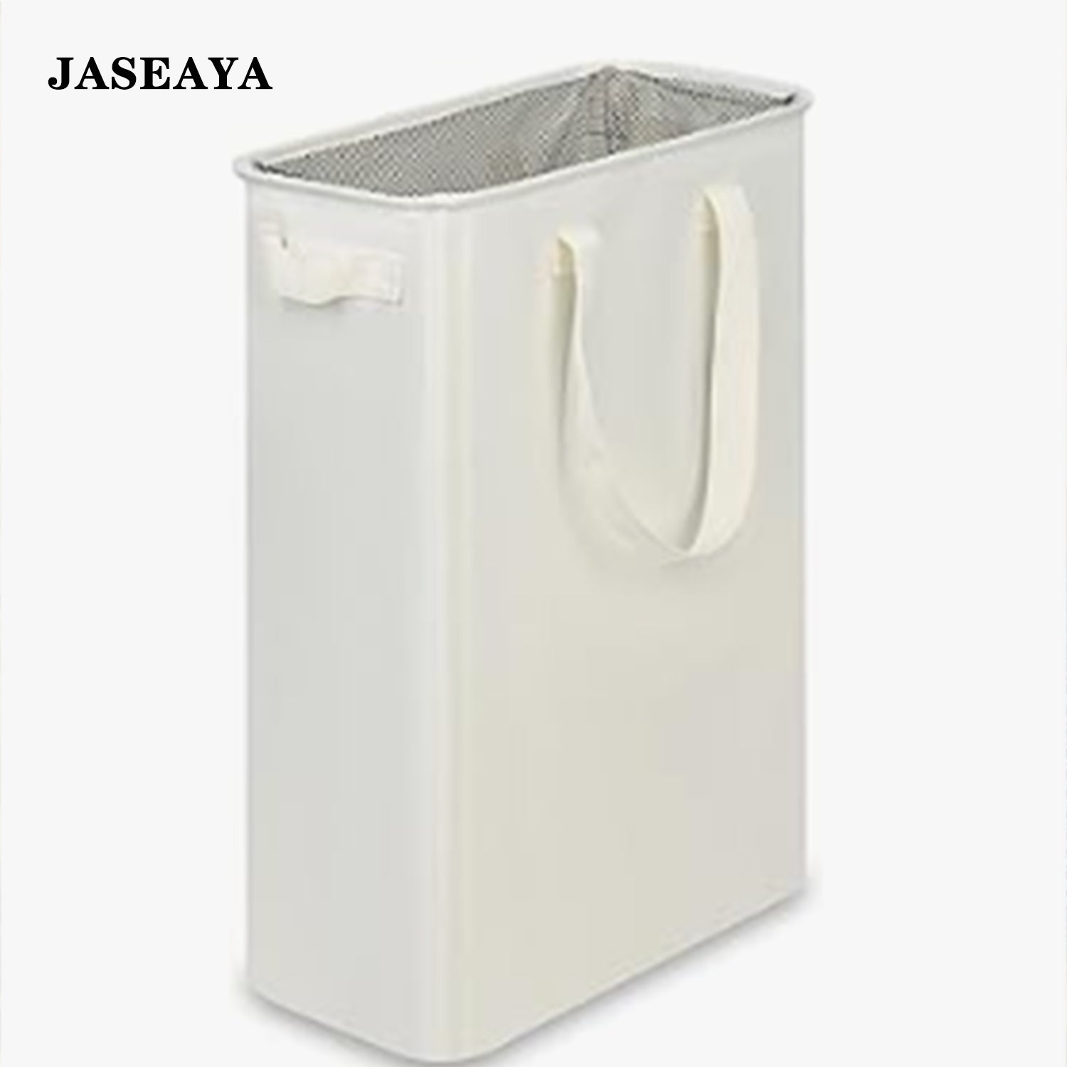JASEAYA Slim Laundry Basket, Narrow Laundry Hamper with Handles, Collapsible Dirty Clothes Hamper, Tall Laundry Bin for Laundry Room, Dorm and Bedroom, 12.7 Gallons(48L)