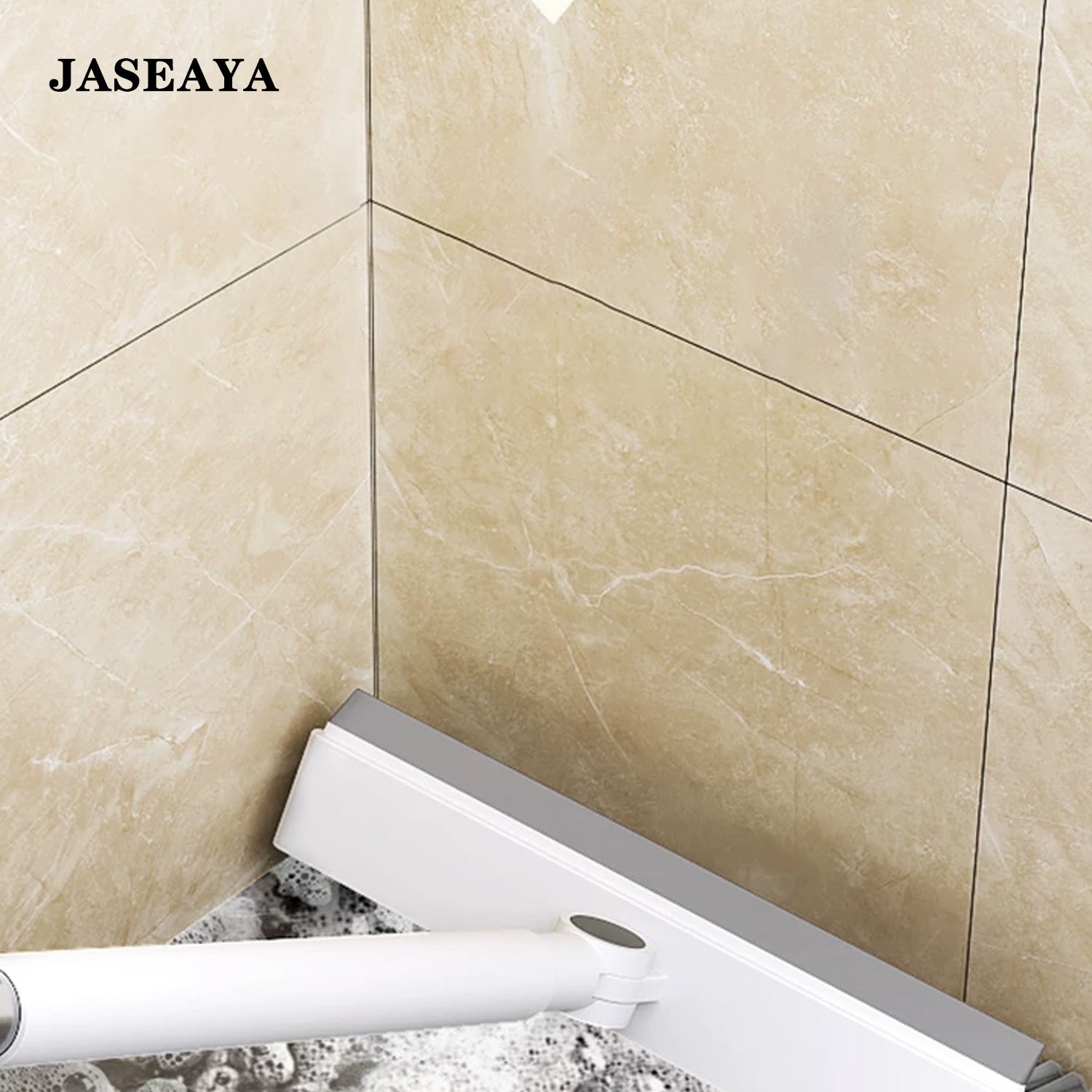 JASEAYA Bathroom wall cleaning brush, bathroom floor cleaning brush