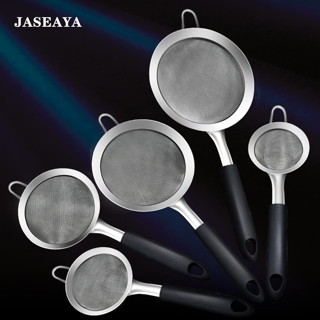 JASEAYA Stainless steel strainer with sieve and fruit pulp filter