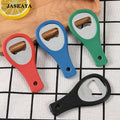 JASEAYA Magnetic Bottle Opener 4 Pack, Refrigerator Magnet Beer Bottle Opener, Creative Fridge Beverage Opener