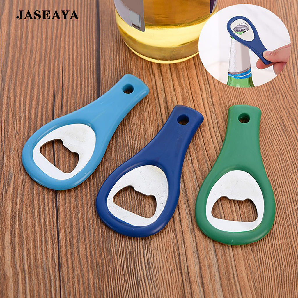 JASEAYA Magnetic Bottle Opener 4 Pack, Refrigerator Magnet Beer Bottle Opener, Creative Fridge Beverage Opener
