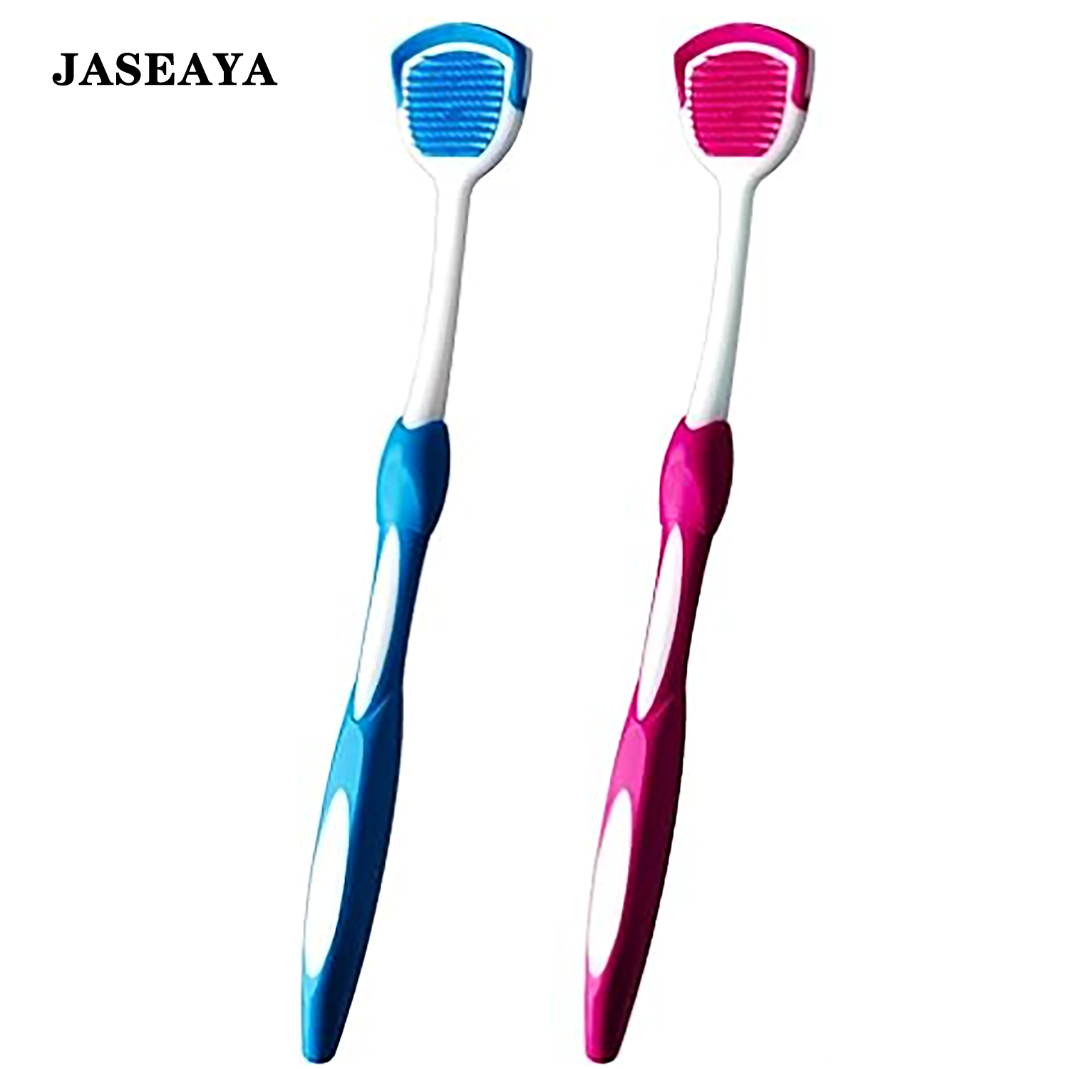 JASEAYA Tongue Brush, Tongue Scraper, Tongue Cleaner, Tongue Scraper Brush, Tongue Cleaner Brush, Tongue Brushes Helps Fight Bad Breath,5 Pack