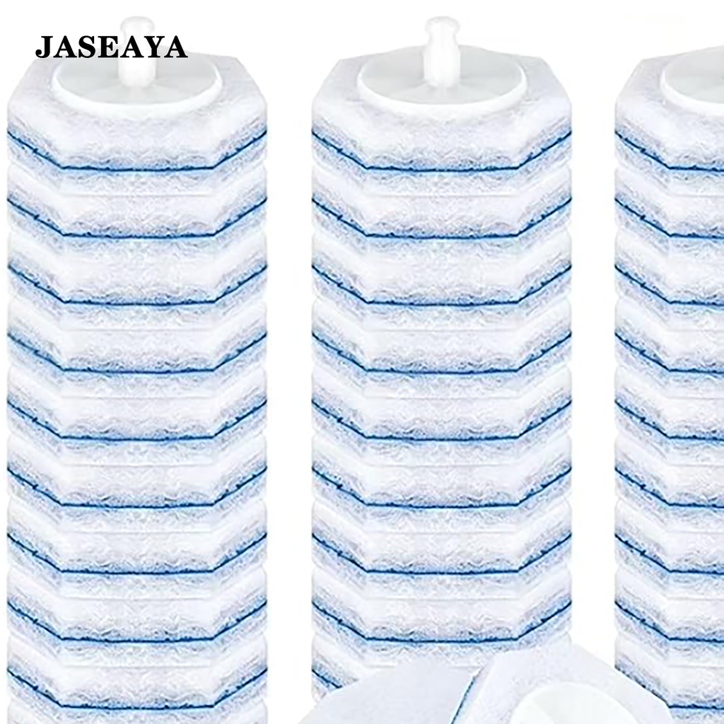 JASEAYA 30pcs Toilet Cleaner Refill Pads for Clorox Wand, Upgrade 3-Layer Toilet Scrubber Refills, Premium toilet of wand refills, Won't Fall Apart, Safe On Porcelain
