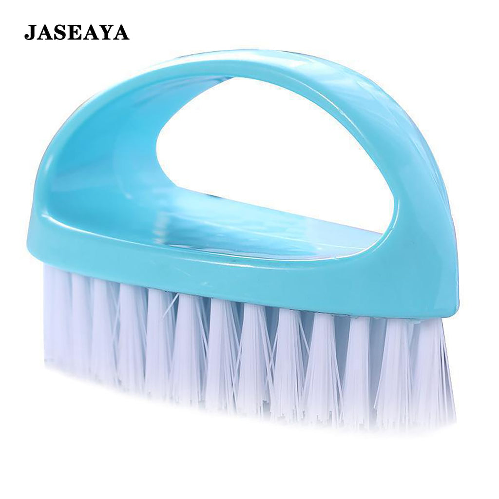 JASEAYA 2 Pack Scrubbing Brushes for Cleaning, Heavy Duty Scrub Brush Nylon Stiff Bristles,Scrubber Cleaner Brush for Bathroom,Showe,Sink,Kitchen,Bathtub,Floor,Multi-Purpose Cleaning Brush