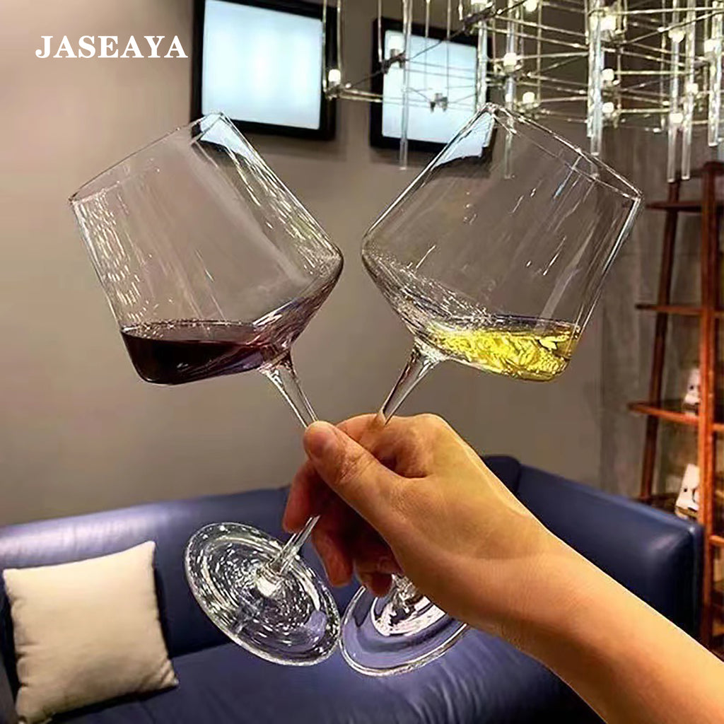 JASEAYA Wine Glasses Set of 12, 12oz Clear Red/White Wine Cup, Long Stem Wine Glasses for Party, Wedding and Home