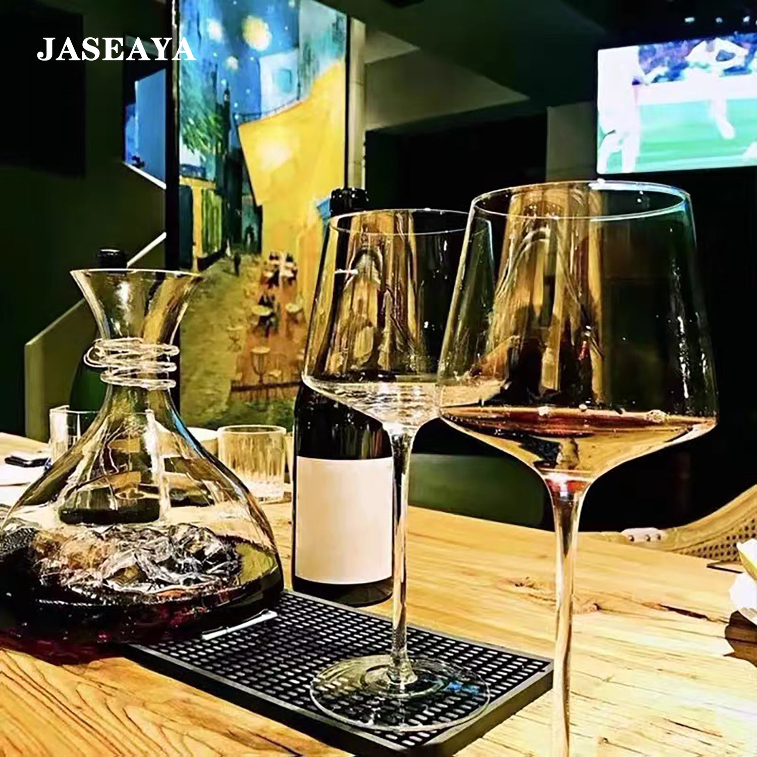 JASEAYA Wine Glasses Set of 12, 12oz Clear Red/White Wine Cup, Long Stem Wine Glasses for Party, Wedding and Home