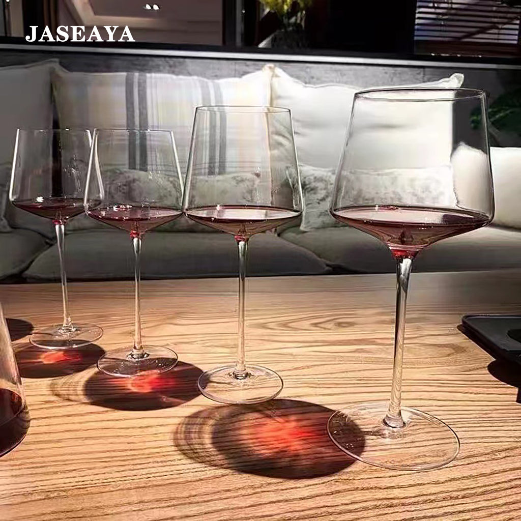 JASEAYA Wine Glasses Set of 12, 12oz Clear Red/White Wine Cup, Long Stem Wine Glasses for Party, Wedding and Home