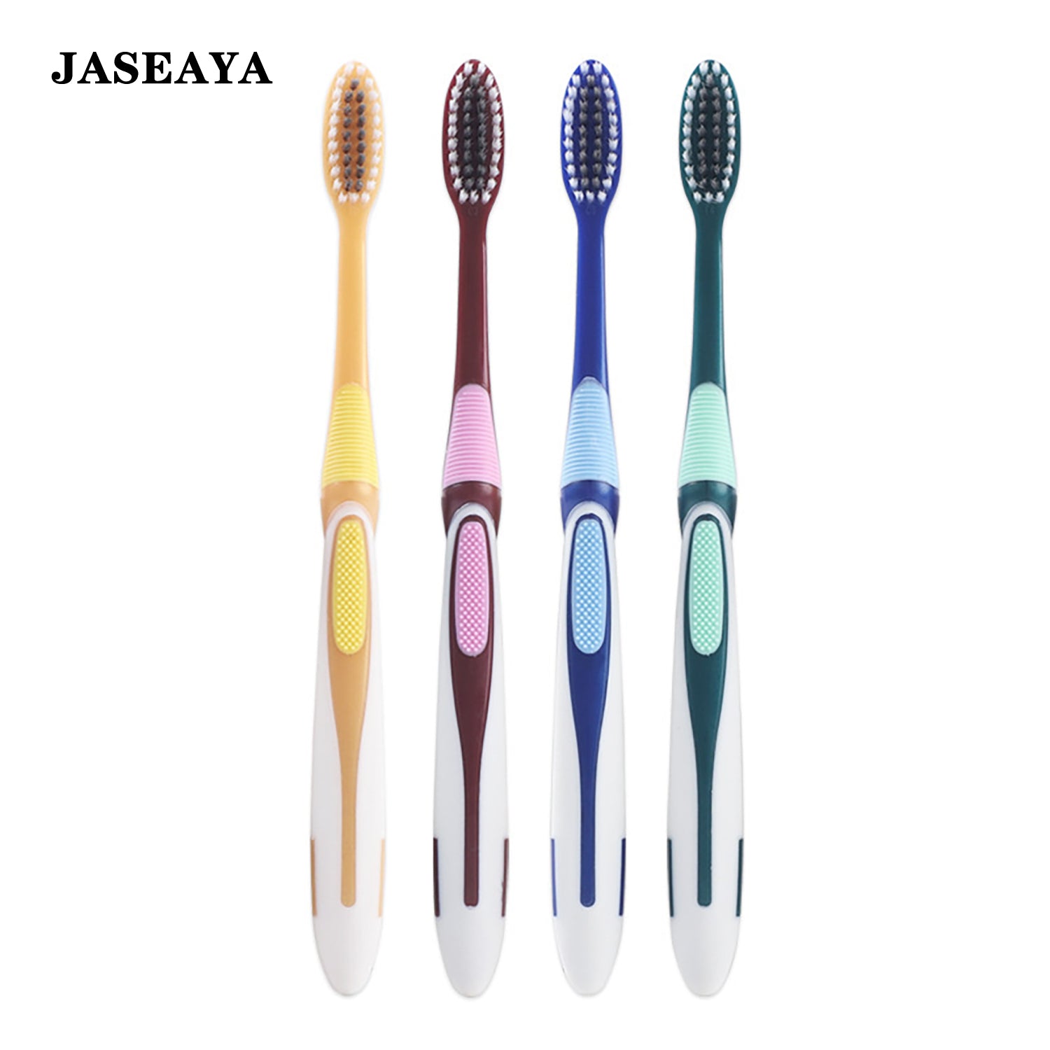 JASEAYA Extra Clean Toothbrush, Medium Toothbrush for Adults, 6 Pack
